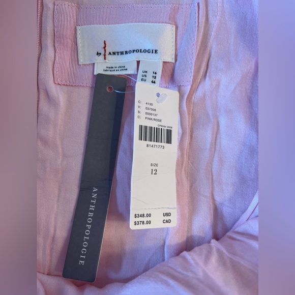 Anthropologie Floral Appliqué Embroidered Dress - Picture 15 of 15